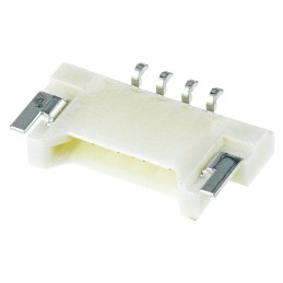 10 pcs - Molex PanelMate Series Right Angle Surface Mount PCB Header, 4 Contact(s), 1.25mm Pitch, 1 Row(s), Shrouded