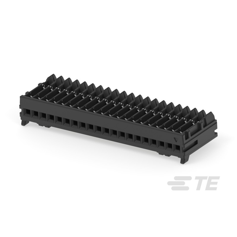 500 pcs - TE Connectivity MICRO CT Series Straight Cable Mount, IDC PCB Socket, 20-Contact, 1-Row, 1.2mm Pitch, IDC Termination