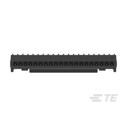 500 pcs - TE Connectivity MICRO CT Series Straight Cable Mount, IDC PCB Socket, 20-Contact, 1-Row, 1.2mm Pitch, IDC Termination