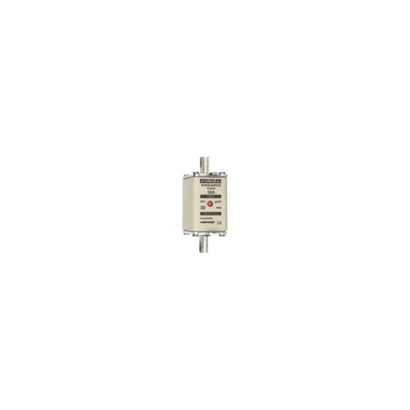 1 pcs - Mersen 50A NH Fuse, NH 00, 500V ac