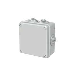 1 pcs - ABB Grey Thermoplastic Junction Box, IP55, 100 x 100 x 50mm