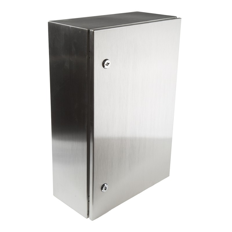 1 pcs - RS PRO 304 Stainless Steel Wall Box, IP66, 600 mm x 400 mm x 200mm