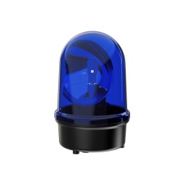 1 pcs - Werma Maxi Series Blue Rotating Beacon, 115-230 V ac, Base Mount, LED Bulb, IP65