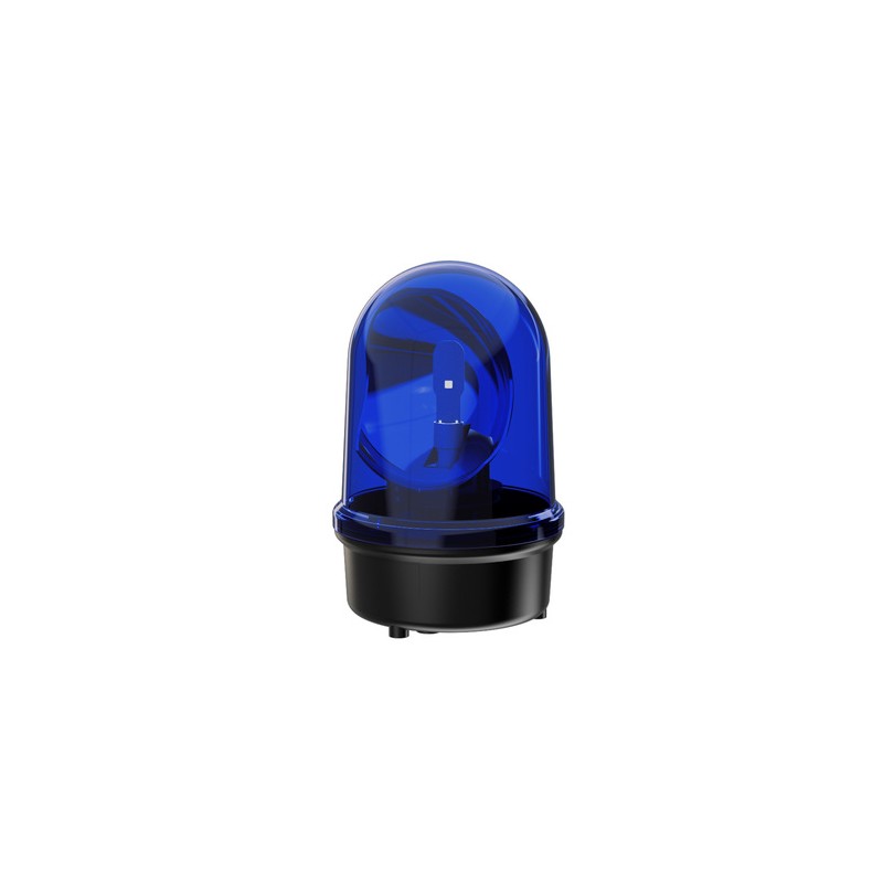 1 pcs - Werma Maxi Series Blue Rotating Beacon, 115-230 V ac, Base Mount, LED Bulb, IP65