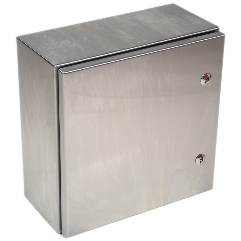 1 pcs - RS PRO 304 Stainless Steel Wall Box, IP66, 400 mm x 400 mm x 200mm