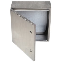 1 pcs - RS PRO 304 Stainless Steel Wall Box, IP66, 400 mm x 400 mm x 200mm