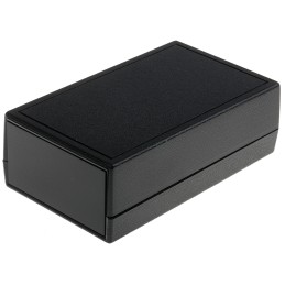 1 pcs - RS PRO Black ABS Handheld Enclosure, Integral Battery Compartment, 116.84 x 68.95 x 38.1mm