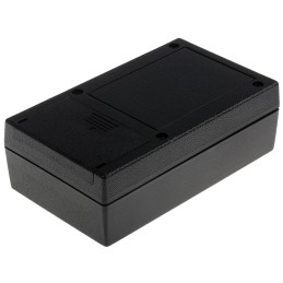 1 pcs - RS PRO Black ABS Handheld Enclosure, Integral Battery Compartment, 116.84 x 68.95 x 38.1mm