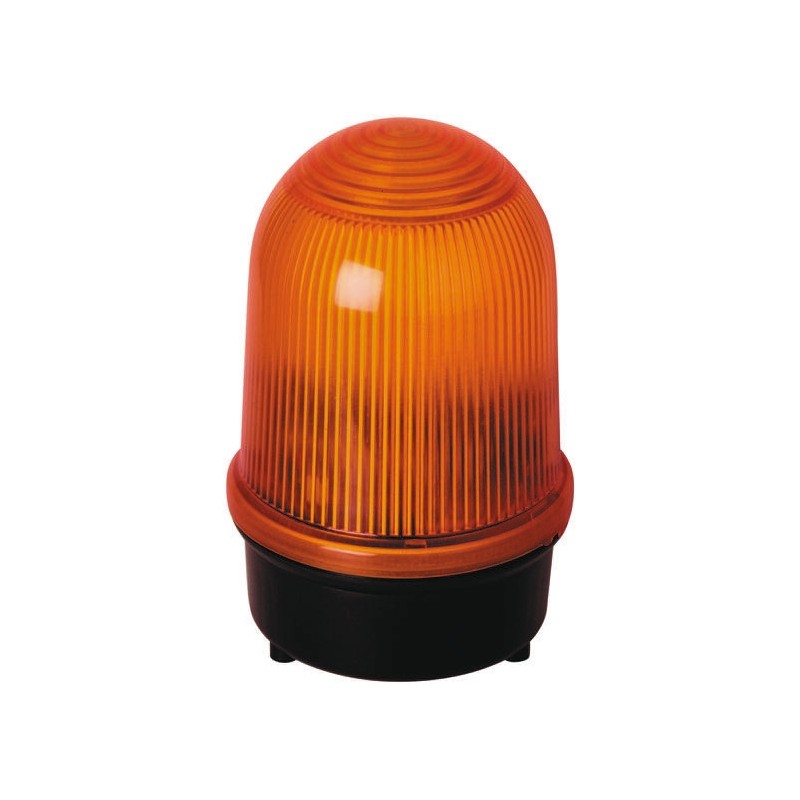 1 pcs - Werma BM 838 Series Yellow Flashing Beacon, 230 V ac, Surface Mount, Xenon Bulb