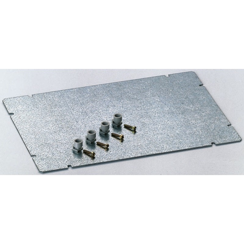 1 pcs - Spelsberg Steel Mounting Plate, 2mm H, 260mm W, 160mm L for Use with GTI Housing