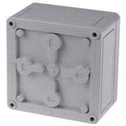 1 pcs - Spelsberg TK PC Series Grey Polycarbonate Enclosure, IP66, Grey Lid, 110 x 110 x 66mm