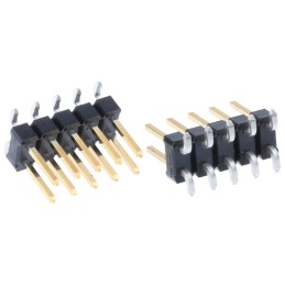 500 pcs - Amphenol Communications Solutions BergStik Series Straight Surface Mount Pin Header, 10 Contact(s), 2.54mm Pitch, 2