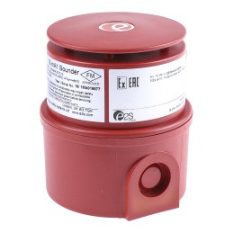 1 pcs - e2s IS-mA1 Series Surface Mount Electronic Sounder, 16 - 28 V dc, 100dB at 1 m, IP65, DC, 49-Tone