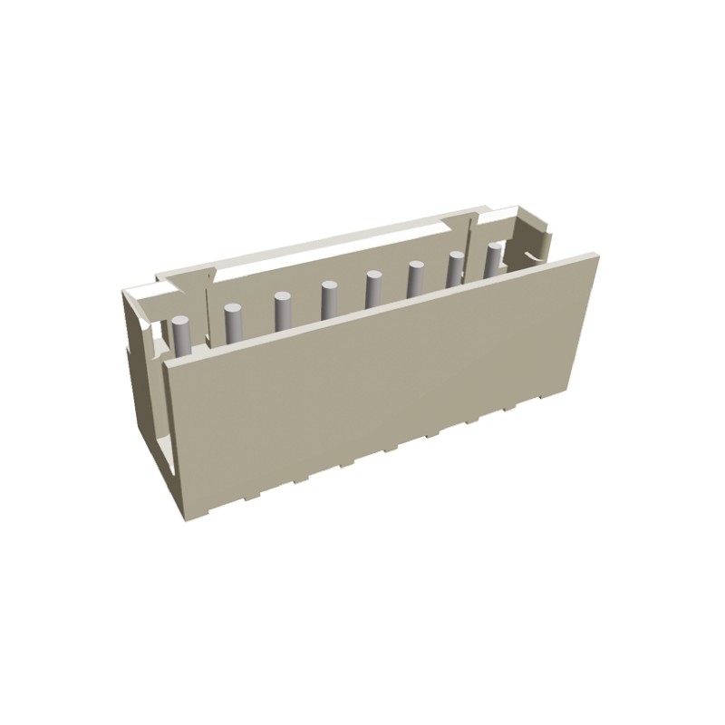 500 pcs - TE Connectivity AMP CT Series Straight Through Hole PCB Header, 8 Contact(s), 2.0mm Pitch, 1 Row(s), Shrouded