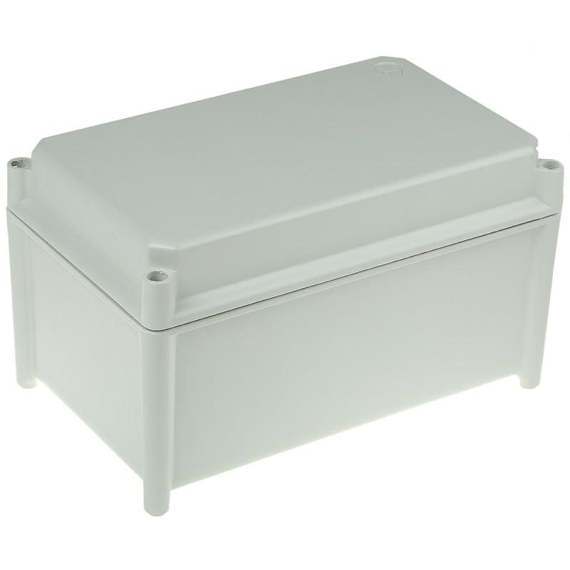 1 pcs - RS PRO Grey Fibreglass Enclosure, IP67, Grey Lid, 185 x 300 x 175mm