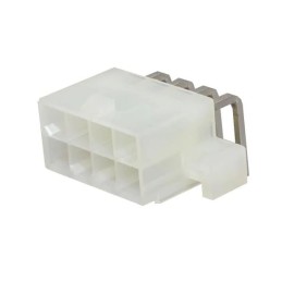 500 pcs - Molex Mini-Fit Jr. Series Right Angle Through Hole PCB Header, 8 Contact(s), 4.2mm Pitch, 2 Row(s), Shrouded