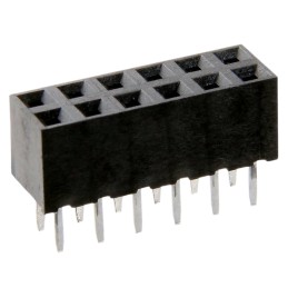 5 pcs - HARWIN M22 Series Straight Through Hole Mount PCB Socket, 34-Contact, 2-Row, 2mm Pitch, Solder Termination