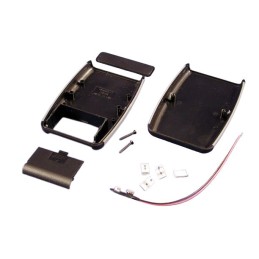 1 pcs - Hammond 1553 Series Black ABS Handheld Enclosure, Integral Battery Compartment, IP54, 117.24 x 79 x 24mm