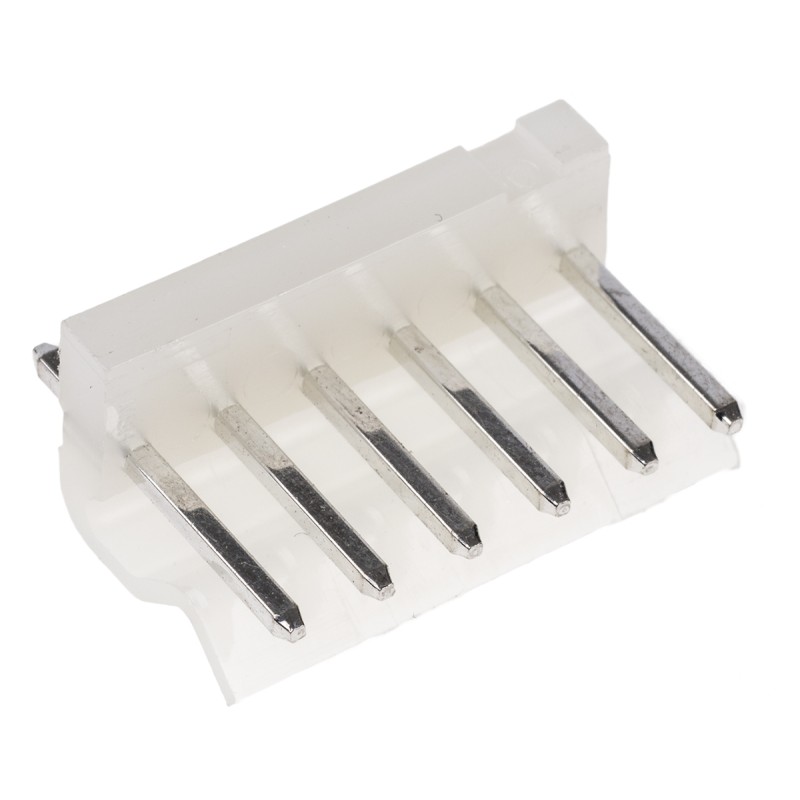 500 pcs - Molex KK 396 Series Straight Through Hole Pin Header, 6 Contact(s), 3.96mm Pitch, 1 Row(s), Unshrouded