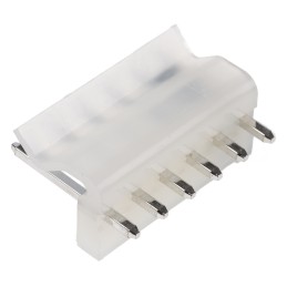 500 pcs - Molex KK 396 Series Straight Through Hole Pin Header, 6 Contact(s), 3.96mm Pitch, 1 Row(s), Unshrouded