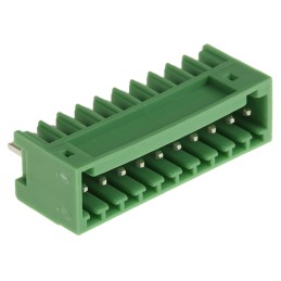 5 pcs - Phoenix Contact 2.5mm Pitch 10 Way Pluggable Terminal Block, Header, Through Hole, Solder Termination