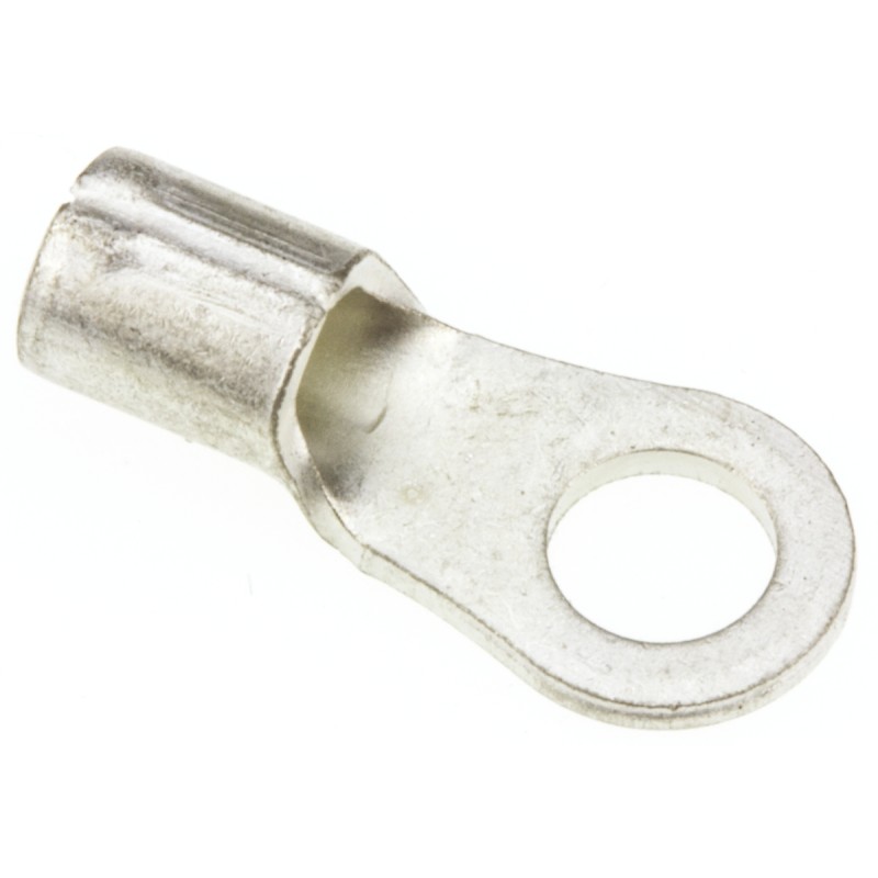 100 pcs - JST, R Uninsulated Ring Terminal, 3.5mm Stud Size, 1mm² to 2.6mm² Wire Size
