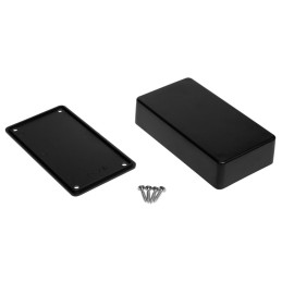 1 pcs - RS PRO Black ABS Enclosure, IP54, IK06, 109 x 59.5 x 28mm