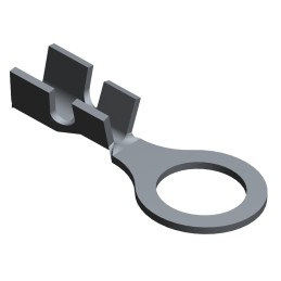 100 pcs - TE Connectivity Uninsulated Ring Terminal, 1.4mm² to 2mm² Wire Size