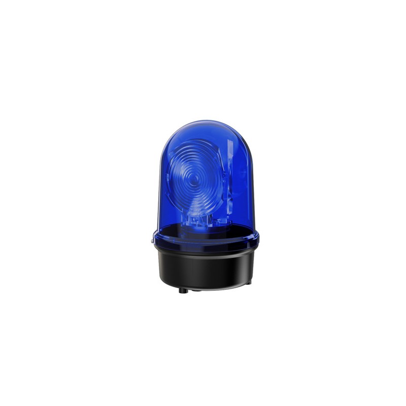 1 pcs - Werma Blue Rotating Beacon, 24 V, Base Mount, LED Bulb, IP65