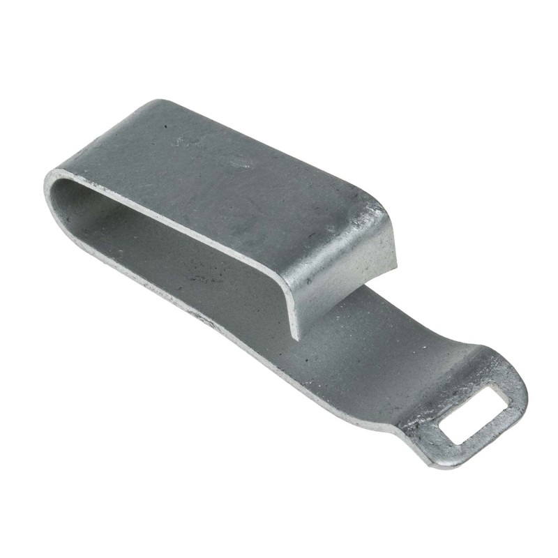 50 pcs - RS PRO Silver Galvanised Steel Cable Clamp, 16mm Max. Bundle