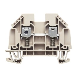 5 pcs - Weidmüller W Series Brown Feed Through Terminal Block, Single-Level, Screw Termination
