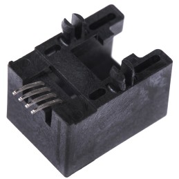 5 pcs - Molex 95501 Series Female RJ11 Connector, Surface Mount, UTP Shield