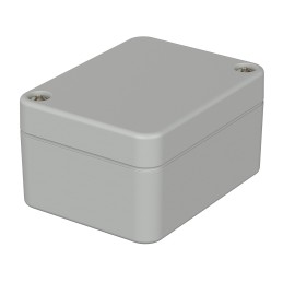 1 pcs - Bopla Euromas Series Light Grey Polycarbonate V0 Enclosure, IP66, IK07, Light Grey Lid, 65 x 50 x 35mm