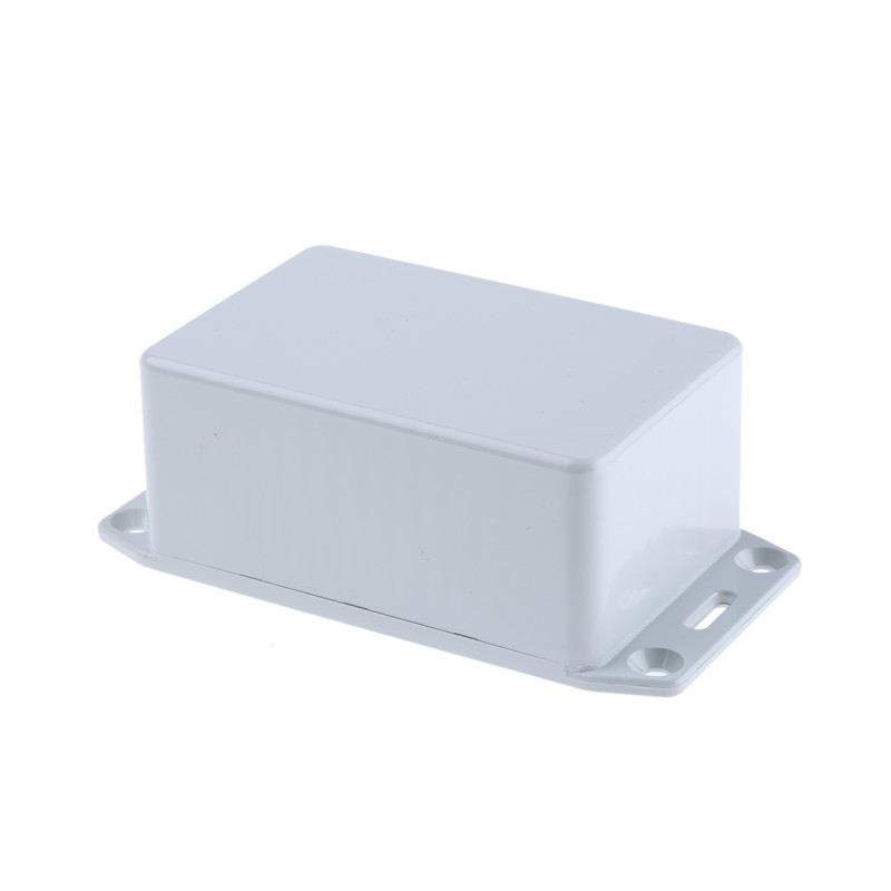 1 pcs - Hammond 1591 Series Grey Flame Retardant ABS Enclosure, IP54, Flanged, Grey Lid, 85 x 56 x 35mm