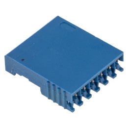 500 pcs - TE Connectivity, AMPMODU HE14 Female Connector Housing, 2.54mm Pitch, 6 Way, 1 Row
