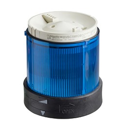 1 pcs - Schneider Electric XVBC Series Blue Flashing Effect Mounting Base, 24 V ac/dc, LED Bulb, AC, DC, IP65, IP66