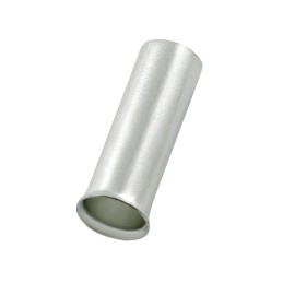 500 pcs - RS PRO Bootlace Ferrule, 15mm Pin Length, 4.9mm Pin Diameter, 10mm² Wire Size, Silver