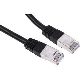 1 pcs - RS PRO Cat6 Male RJ45 to Male RJ45 Ethernet Cable, S/FTP, Black PVC Sheath, 2m