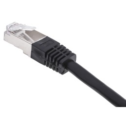 1 pcs - RS PRO Cat6 Male RJ45 to Male RJ45 Ethernet Cable, S/FTP, Black PVC Sheath, 2m