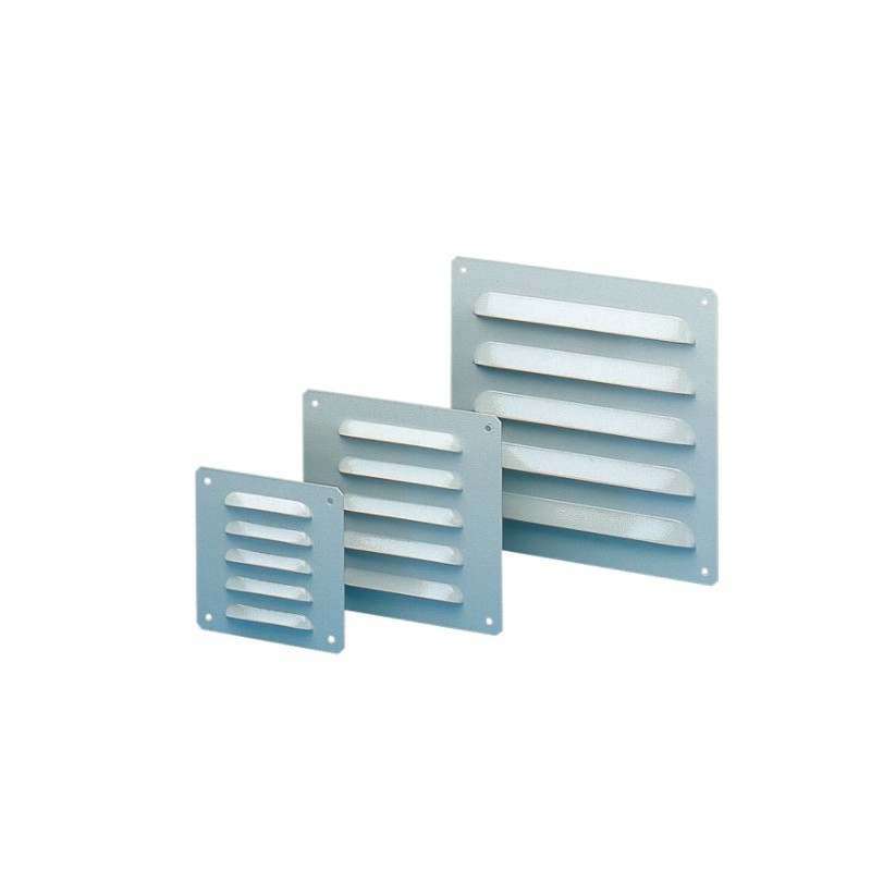 1 pcs - Schneider Electric Grey Steel Vent Grille, 170 x 190mm