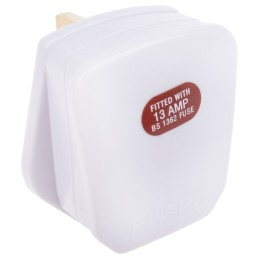 5 pcs - RS PRO UK Mains Plug, 13A, Cable Mount, 250 V ac