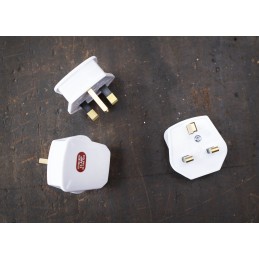 5 pcs - RS PRO UK Mains Plug, 13A, Cable Mount, 250 V ac