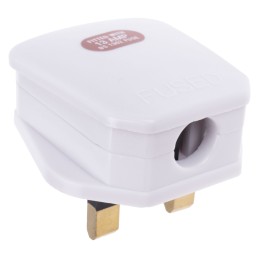 5 pcs - RS PRO UK Mains Plug, 13A, Cable Mount, 250 V ac