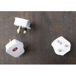 5 pcs - RS PRO UK Mains Plug, 13A, Cable Mount, 250 V ac
