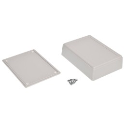 1 pcs - RS PRO Light Grey Polycarbonate Enclosure, IP55, 109.2 x 79.2 x 31.9mm