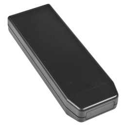 1 pcs - RS PRO Black ABS Enclosure, IP54, IK07, Black Lid, 149 x 51 x 24mm