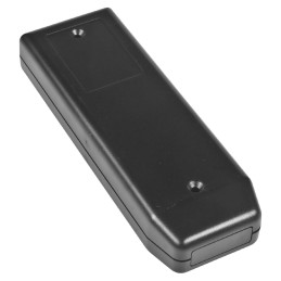 1 pcs - RS PRO Black ABS Enclosure, IP54, IK07, Black Lid, 149 x 51 x 24mm