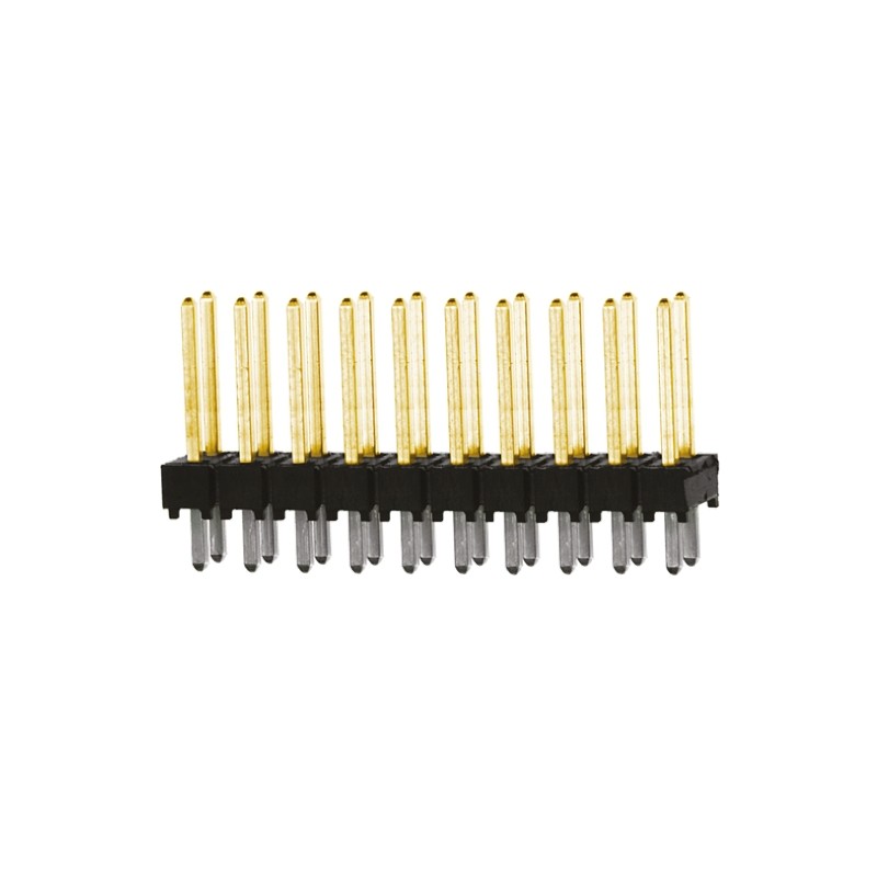 1 pcs - Samtec TSW Series Straight Through Hole Pin Header, 20 Contact(s), 2.54mm Pitch, 2 Row(s), Unshrouded