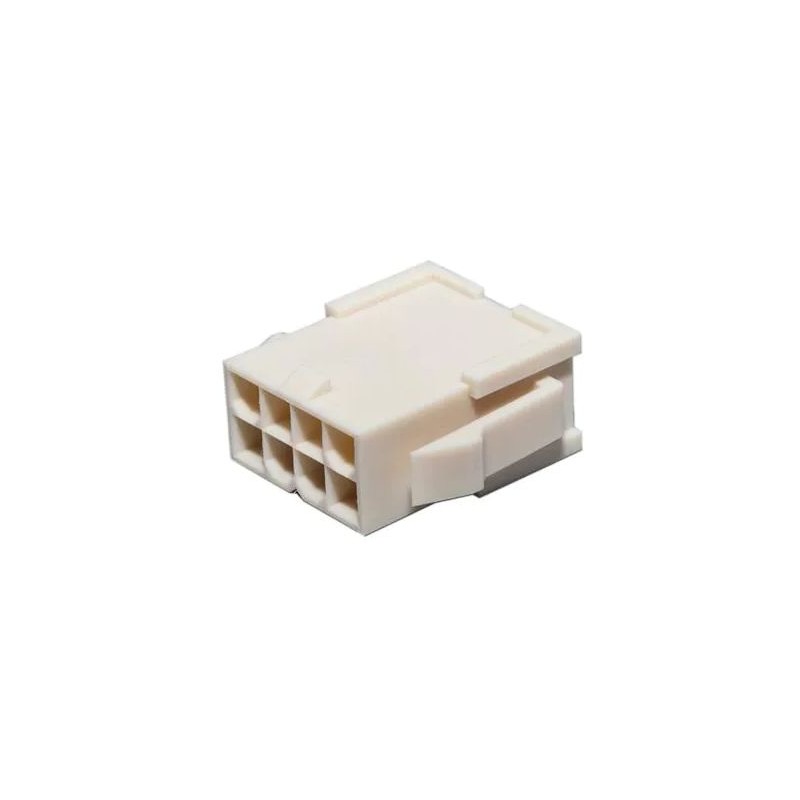 500 pcs - Molex, Mini-Fit Male Crimp Connector Housing, 4.2mm Pitch, 8 Way, 2 Row