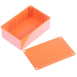 1 pcs - CAMDENBOSS 2000 Series Orange ABS Enclosure, IP54, Orange Lid, 75 x 50 x 27mm